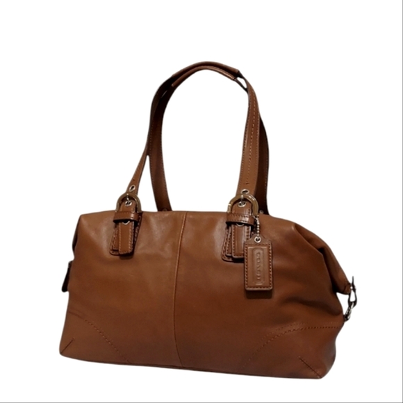 Coach Soho Supple Leather Shoulder Bag Gently Loved - Picture 3 of 11